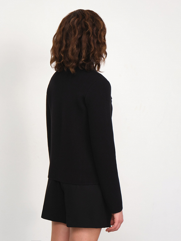 Марсо жакет трикотажный (черный, 46)