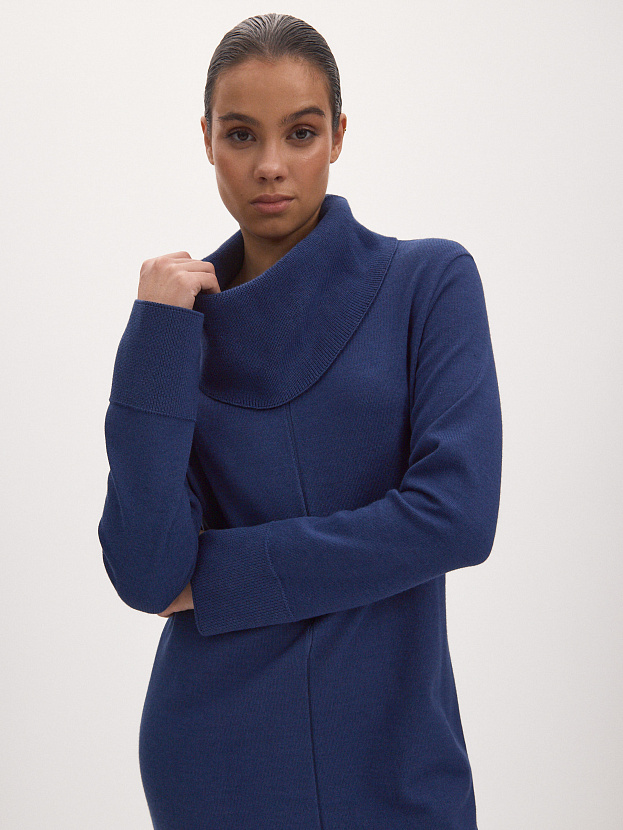 Джуди платье трикотажное (темно-синий, 44-46)