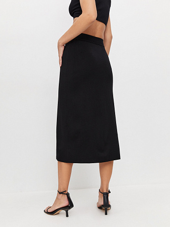 Юбка из шерсти мериноса Каролла