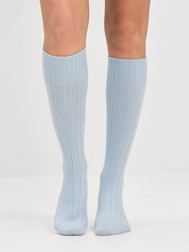 Гольфы трикотажные Степ (св.голубой, 36-40)