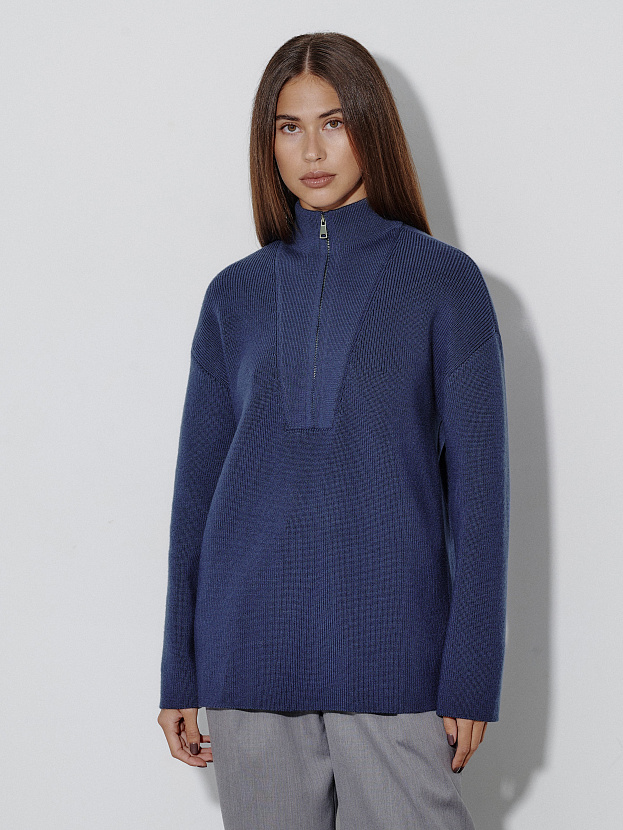 Голди джемпер трикотажный (синий, 44-46)