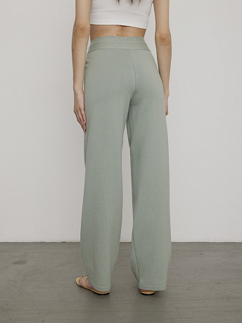 Брюки с хлопком Палаццо