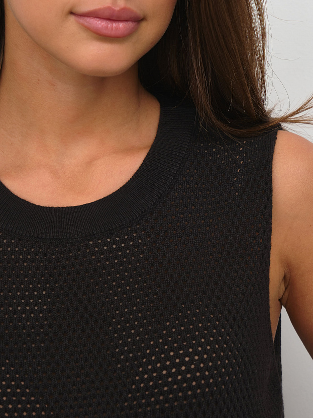 Мусс майка трикотажная (черный, 44-46)