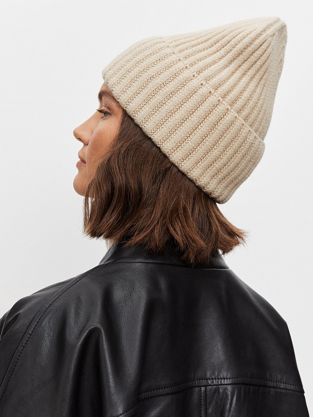 Лайт2 шапка трикотажная (кремовый, 56-58)