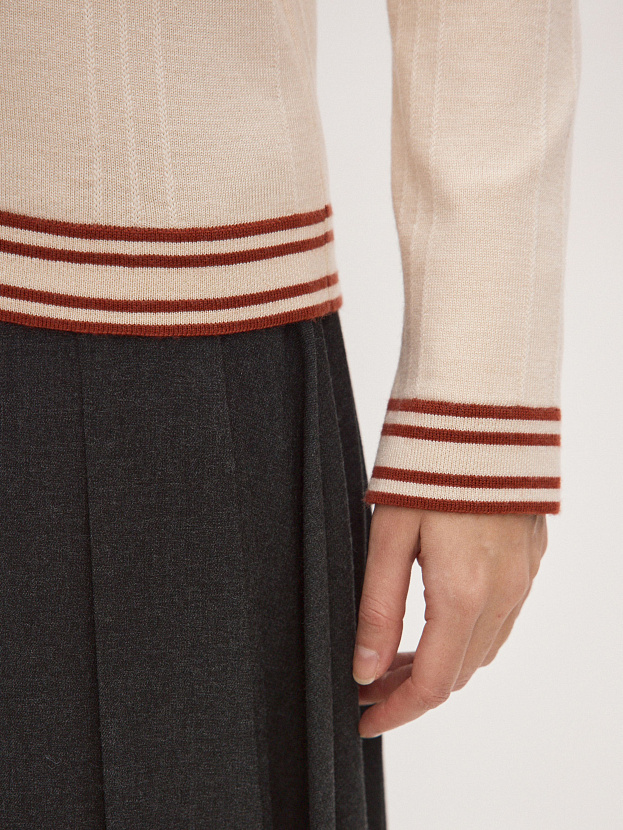 Кайли джемпер трикотажный (кремовый, 44-46)