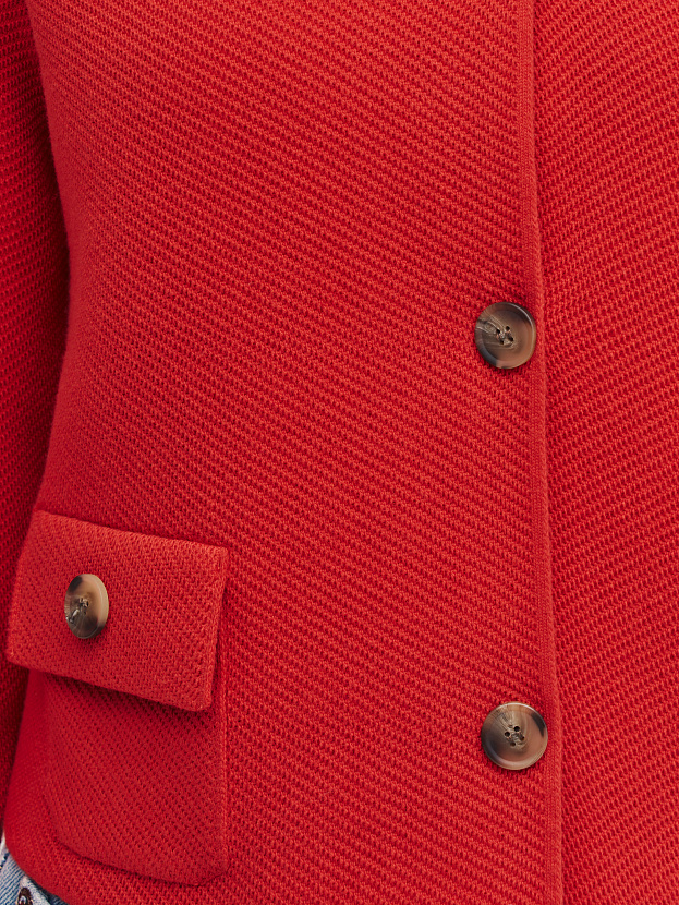 Лацио жакет трикотажный (красный, 44-46)
