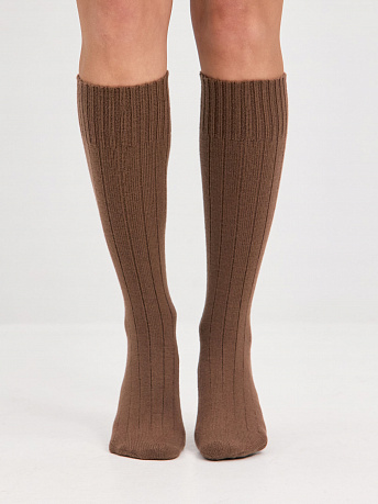 Гольфы трикотажные из шерсти мериноса Степ