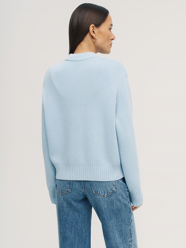 Честер джемпер (бомбер) трикотажный (св.голубой, 44-46)