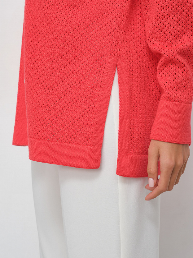 Джули кардиган трикотажный (глубокий коралловый, 44-46)