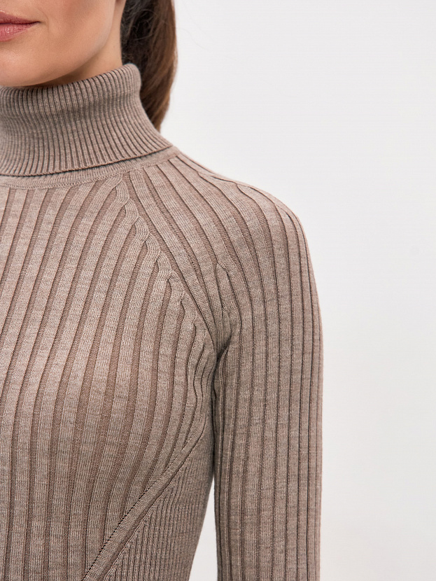 Люси водолазка трикотажная (какао, 44-46)