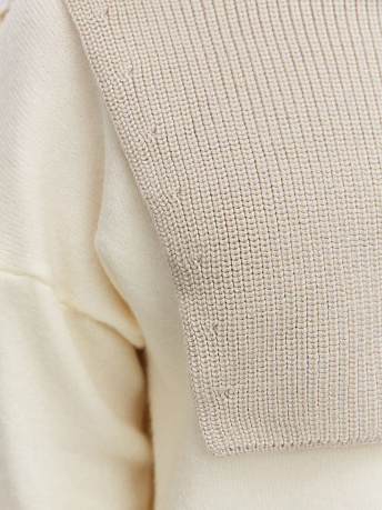 Манишка из шерсти мериноса Катимо