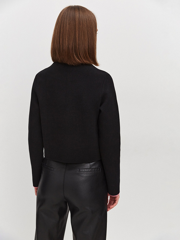 Элира жакет трикотажный (черный, 44-46)