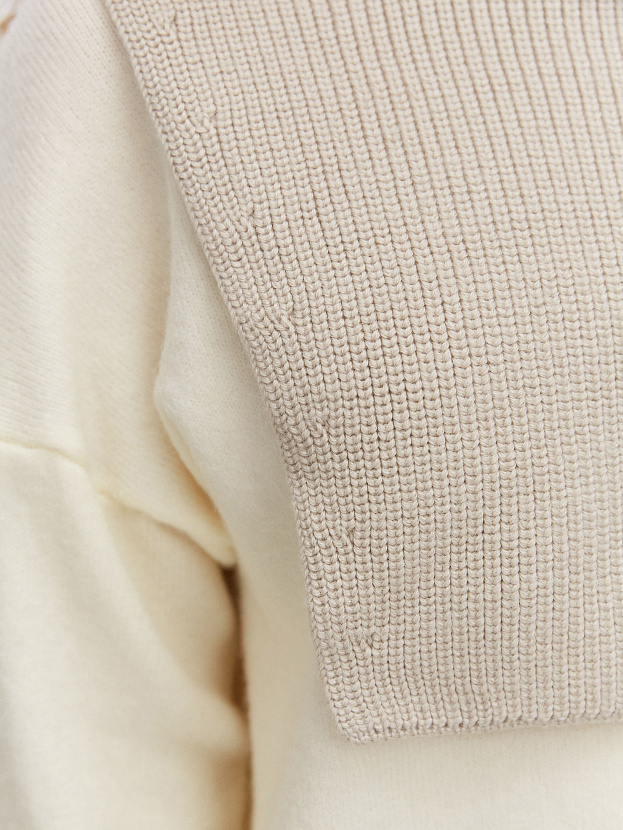 Катимо манишка трикотажная (слоновая кость)