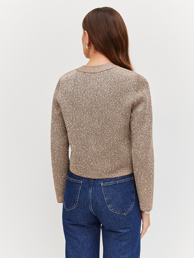 Антарес жакет трикотажный (т.бежевый, 44-46)