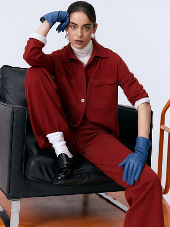 Костюм с рубашкой из шерсти мериноса Джемми