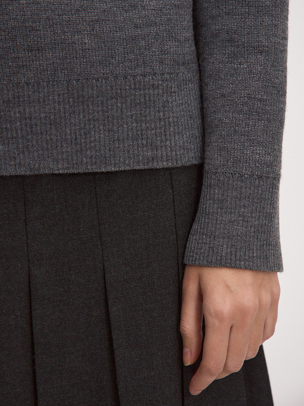 Мюнхен джемпер трикотажный (серый меланж, 44-46)