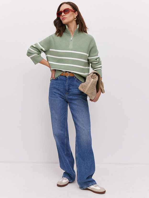 Авилон джемпер трикотажный (светло-зеленый, 44-46)