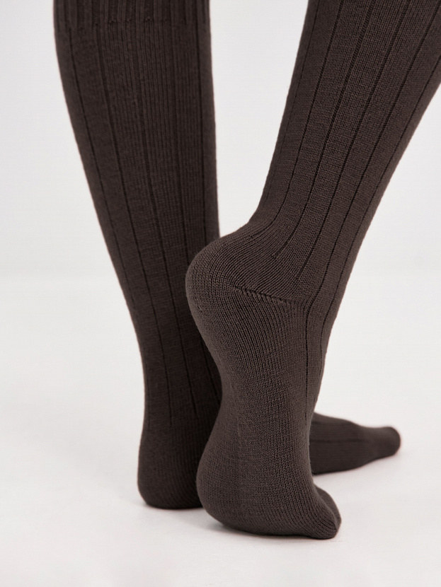 Гольфы трикотажные Степ (кофе, 36-40)