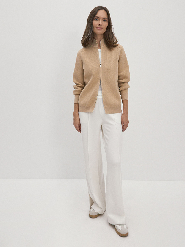 Денвер джемпер (бомбер) трикотажный (песочный, 44-46)