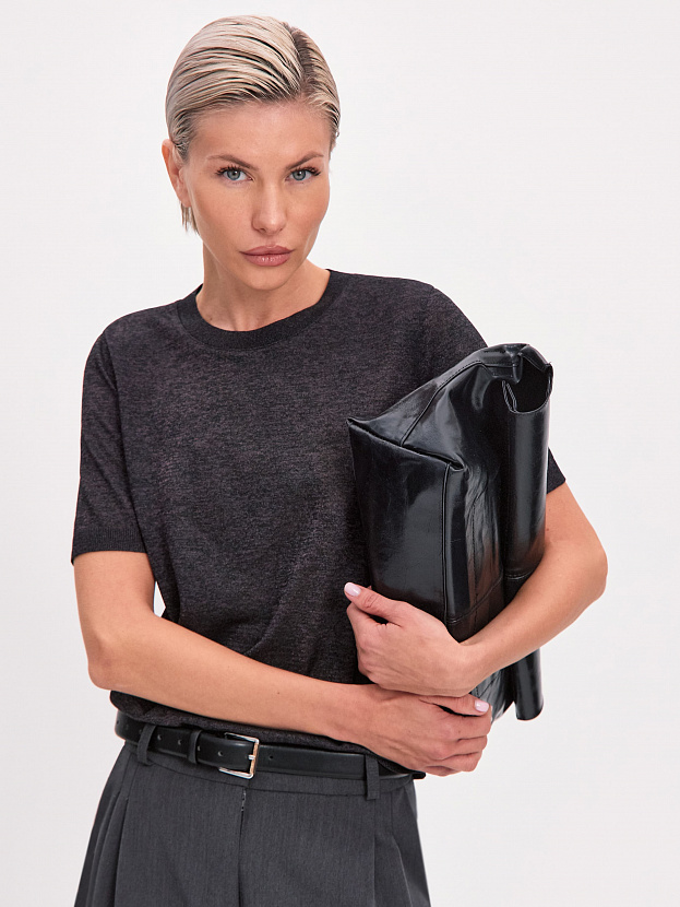 Гелекси джемпер трикотажный (черный, 44-46)