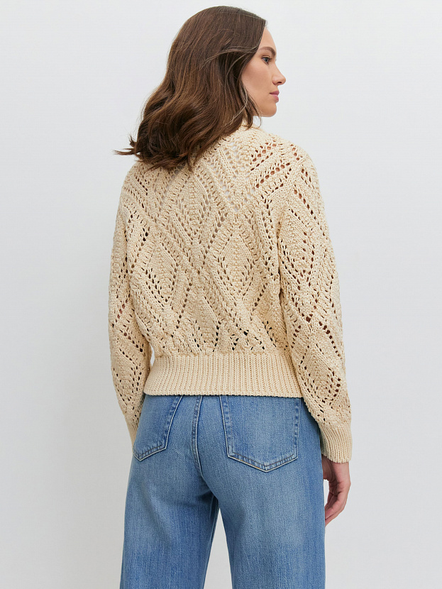 Риччи джемпер (бомбер) трикотажный (кремовый, 44-46)