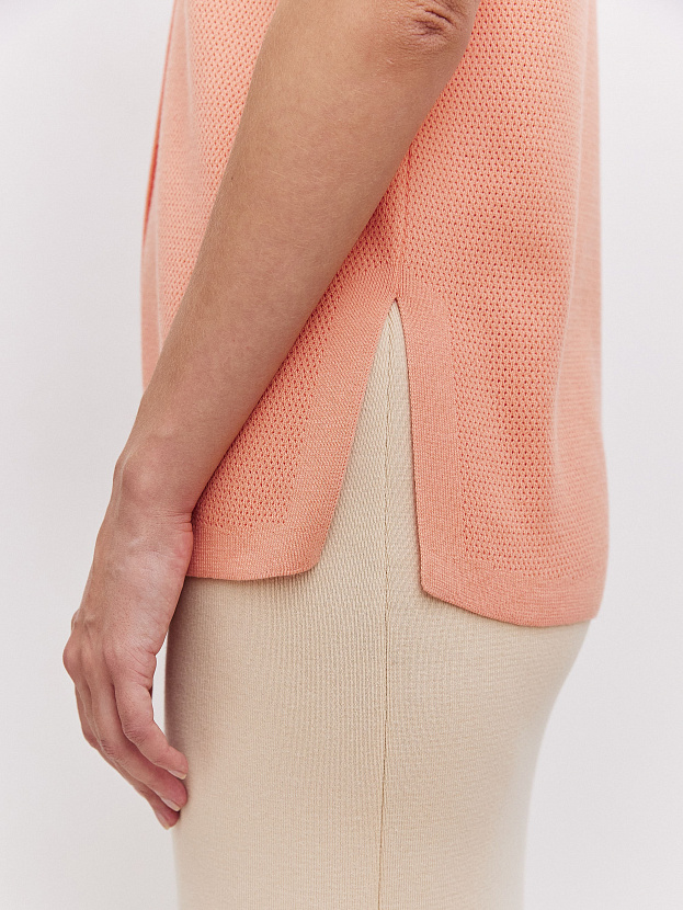 Эллада кардиган трикотажный (лососевый, 44-46)