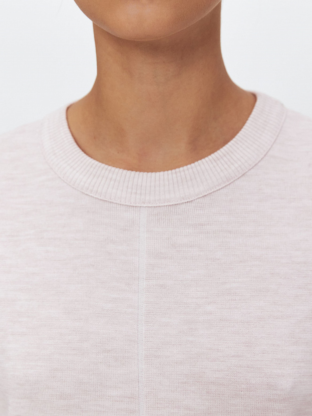 Меридиан джемпер трикотажный (бледно-розовый, 44-46)