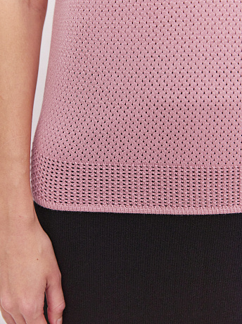 Футболка-поло с перфорацией Симоне