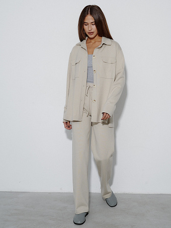 Костюм с рубашкой из шерсти мериноса Джемми