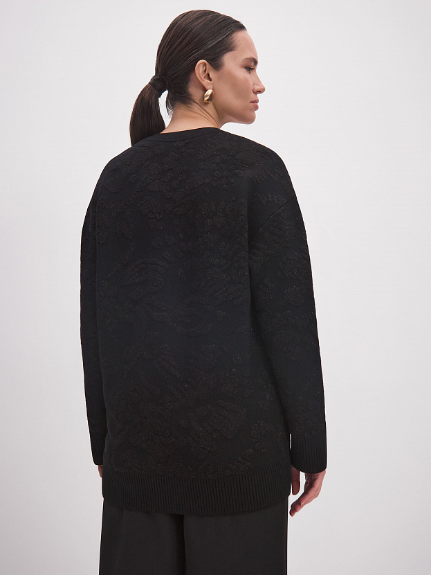 Орли кардиган трикотажный (черный, 44-46)