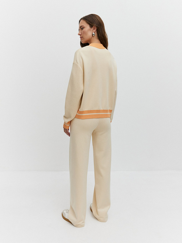 Сиетл джемпер (бомбер) трикотажный (кремовый, 44-46)