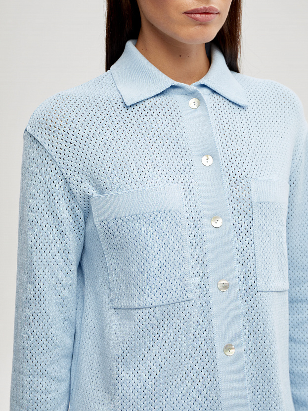 Джули кардиган трикотажный (голубой, 44-46)