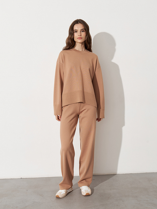 Дания джемпер трикотажный (светло-песочный, 44-46)