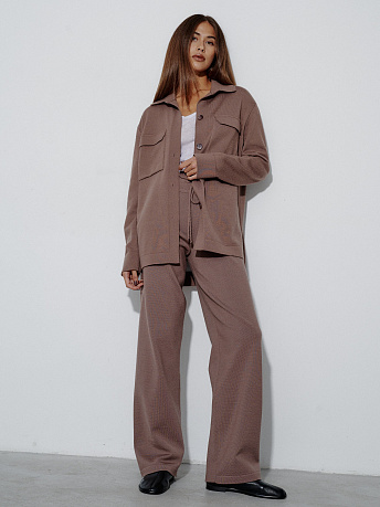 Костюм с рубашкой из шерсти мериноса Джемми