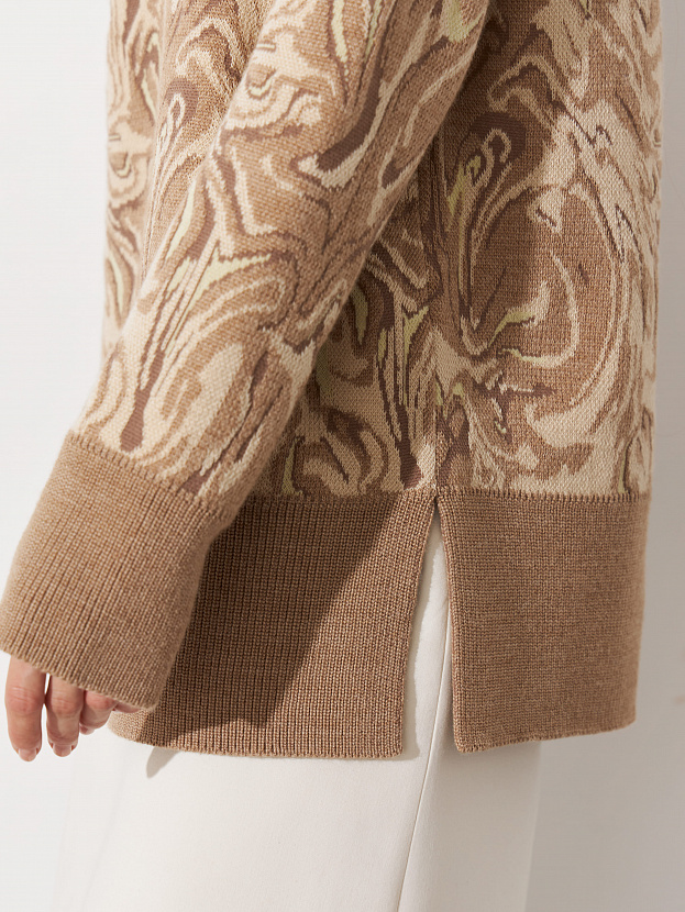 Грация джемпер трикотажный (бежевый, 44-46)