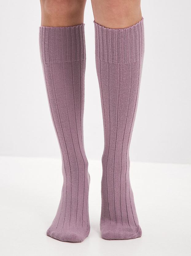 Гольфы трикотажные Степ (пыльная орхидея, 36-40)