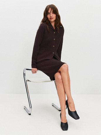 Жакет из хлопка и вискозы Кристи