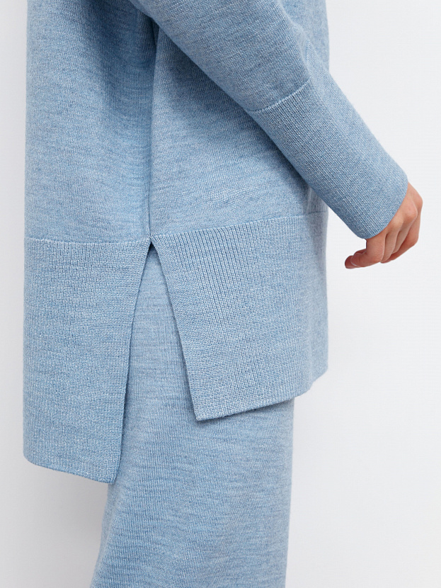 Сатурн костюм (джемпер+брюки) трикотажный (голубой, 40-42/164-170)