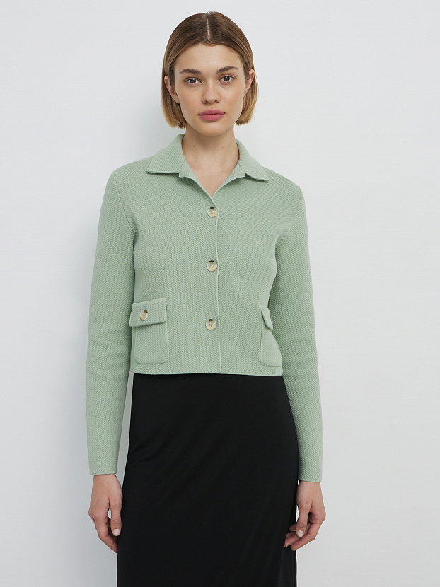 Лацио жакет трикотажный (мятный, 44-46)