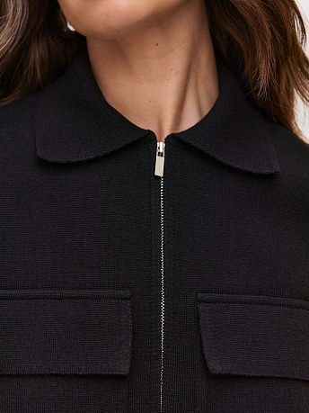 Жакет с акцентными карманами Давиль