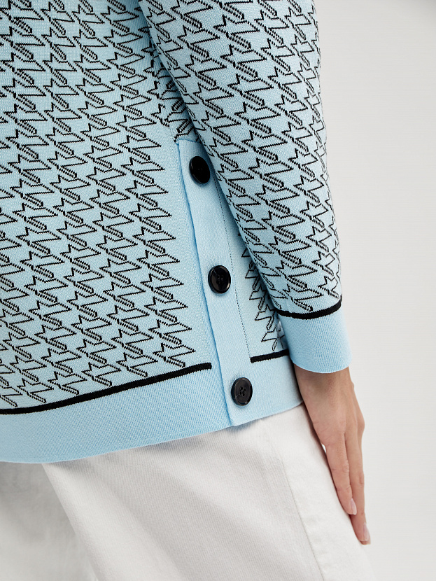 Сандро кардиган трикотажный (св.голубой, 44-46)