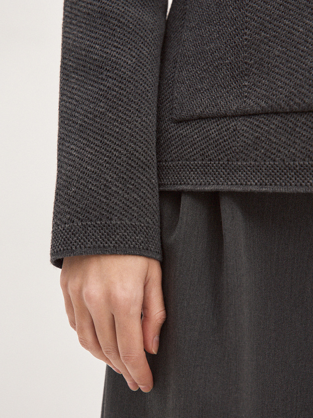 Рута жакет трикотажный (темно-серый, 46)