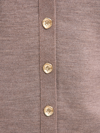 Кардиган из шерсти мериноса и вискозы Мята