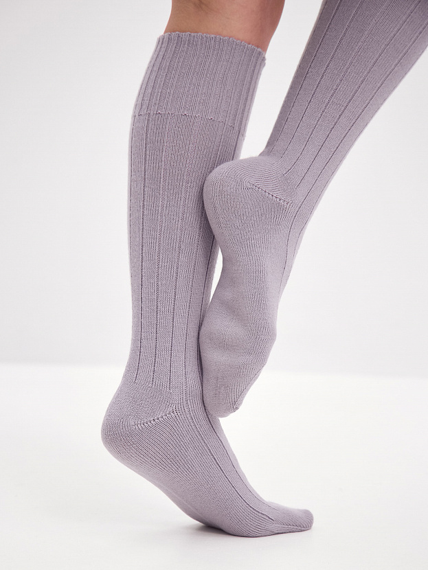 Гольфы трикотажные Степ (лаванда, 36-40)