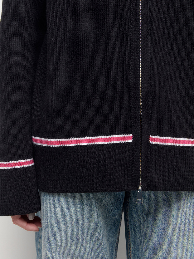 Бельгия джемпер трикотажный (черный, 44-46)