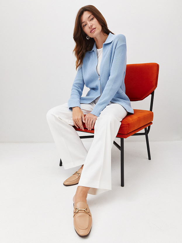 Лира кардиган трикотажный (голубой, 44-46)