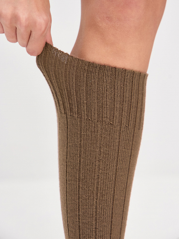 Гольфы трикотажные Степ (бежевый, 36-40)