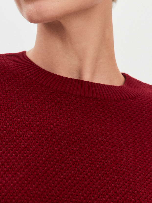 Элмонд джемпер (футболка) трикотажный (вишневый, 44-46)