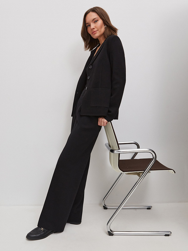 Арно брюки трикотажные (черный, 44-46/164-170)