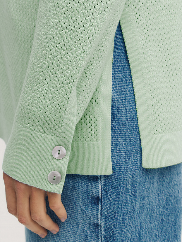 Джули кардиган трикотажный (мятный, 44-46)